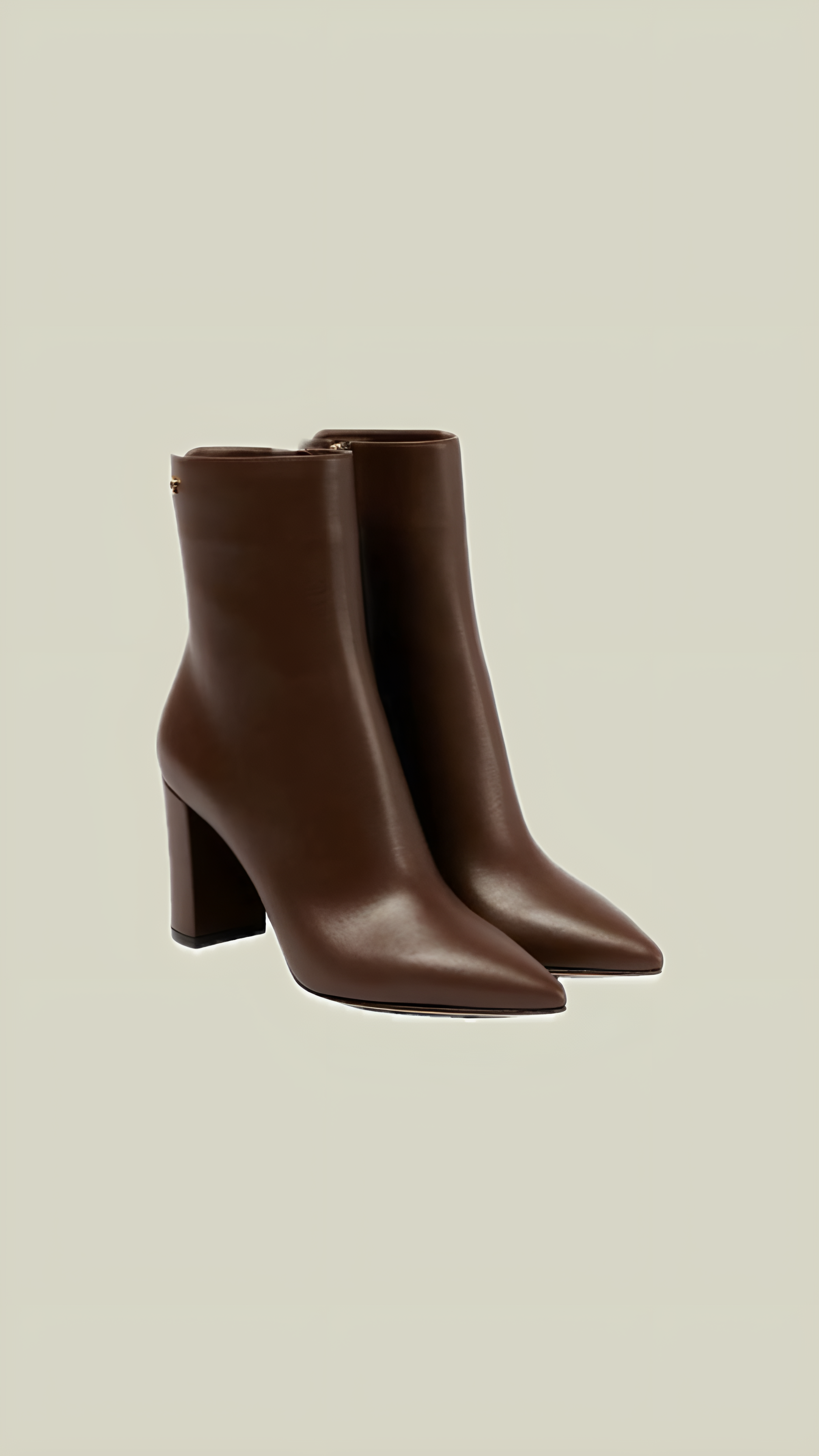 Brown Heeled Boots